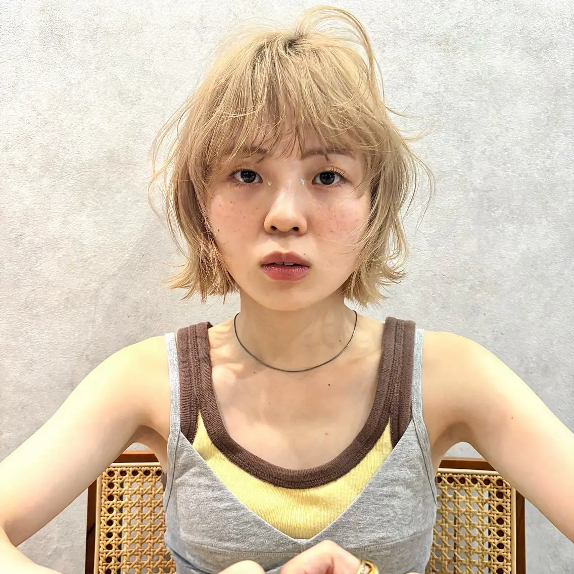 〈⭐︎🍨本日7/30限定🍨⭐︎〉夏に大人気ブリーチなしダブルカラー+保湿トリートメント🫧の写真