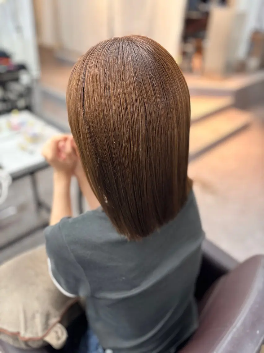 ミディアム カラー ヘアカラー トリートメント 【 clan 】 *.✯ANNA✯.*のヘアスタイル
