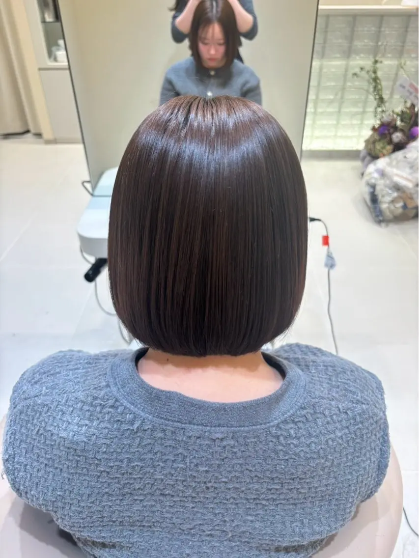 ショート ボブ オオカメ ユヅキのヘアスタイル