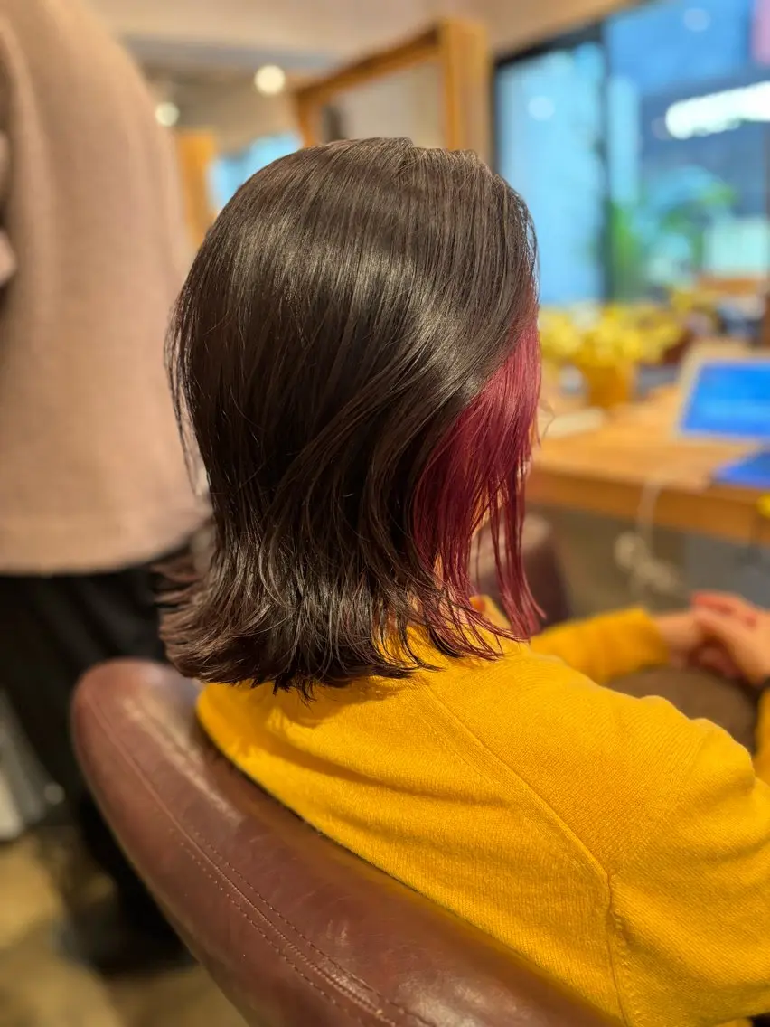 カラー 髪質改善カラー ベージュ🤎YUMEのヘアスタイル