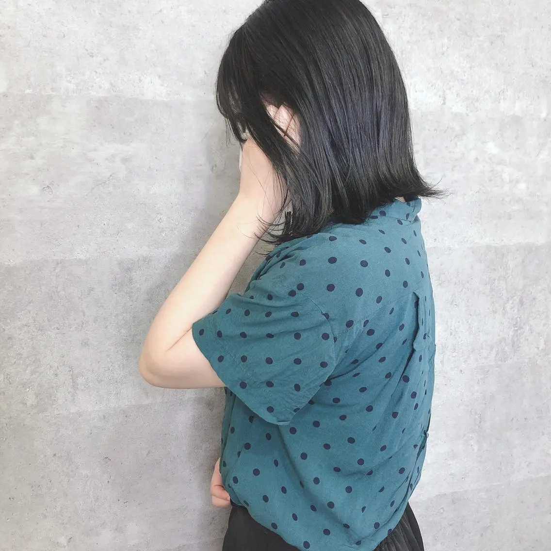 ミディアム カラー 髪質改善 中川 翔のヘアスタイル