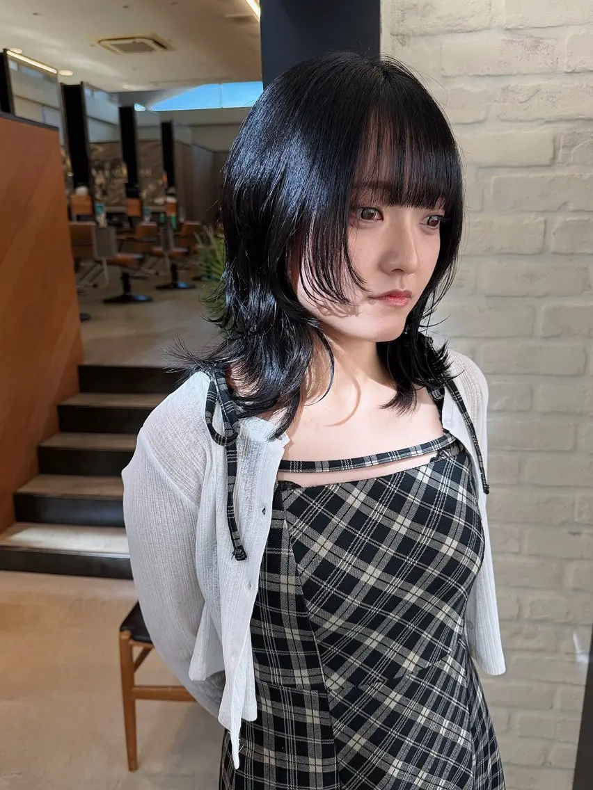 ミディアム テラダ ユウシン西金沢のヘアスタイル