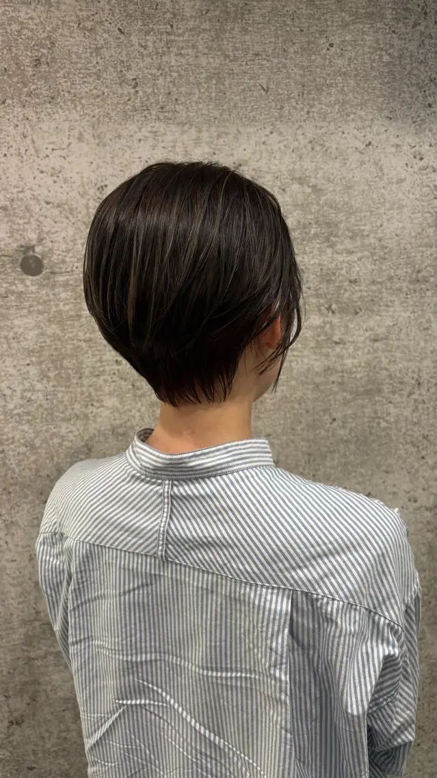 ショート ショートヘア はらさき くみのヘアスタイル
