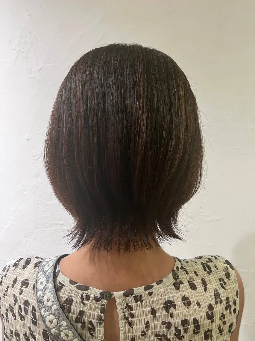 ショート ショートヘア 外ハネヘア ウルフカット カット 縮毛矯正 トリートメント 美容室stadium 横田ジュンコのヘアスタイル