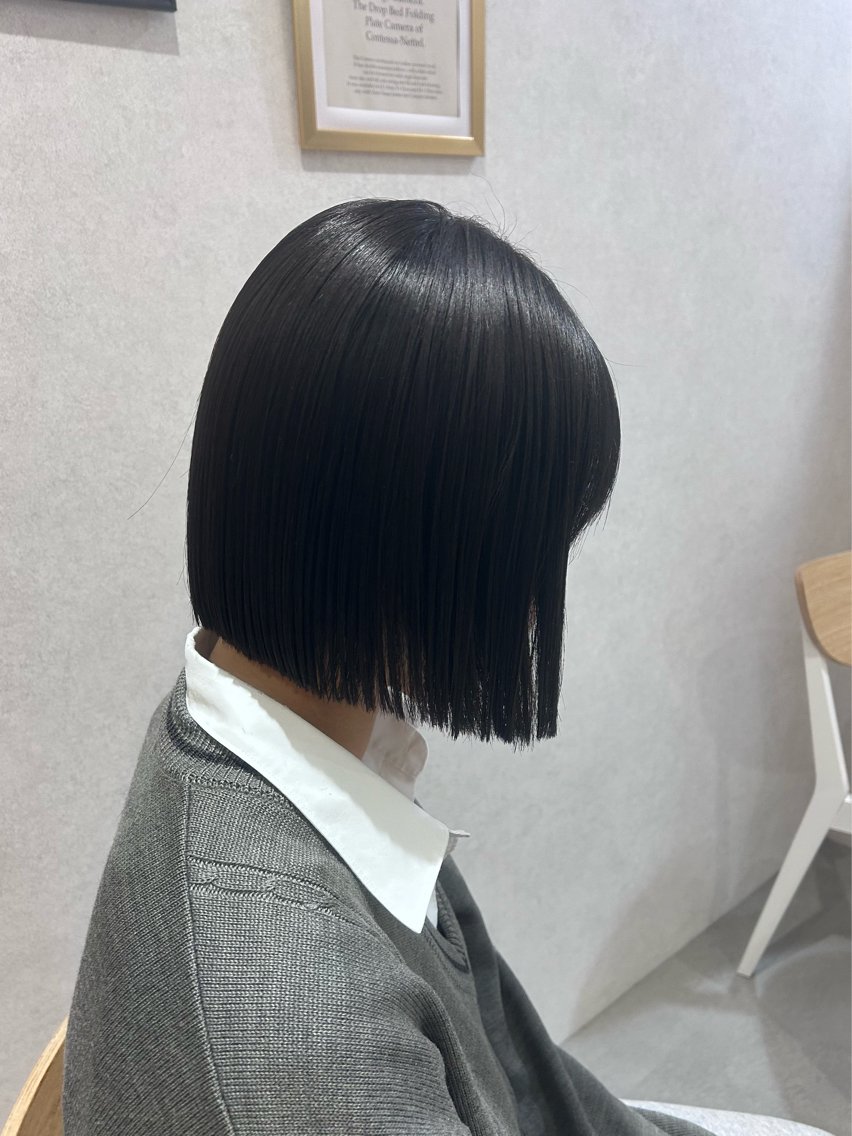 ミディアム mao/ bob オリーブcolorのヘアスタイル