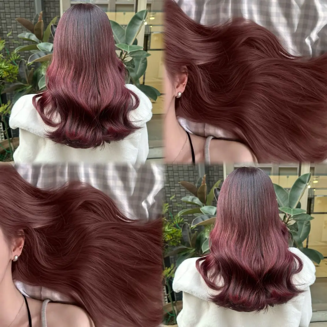 セミロング カラー カット ヘアカラー トリートメント ブリーチなしカラー kana🐱のヘアスタイル