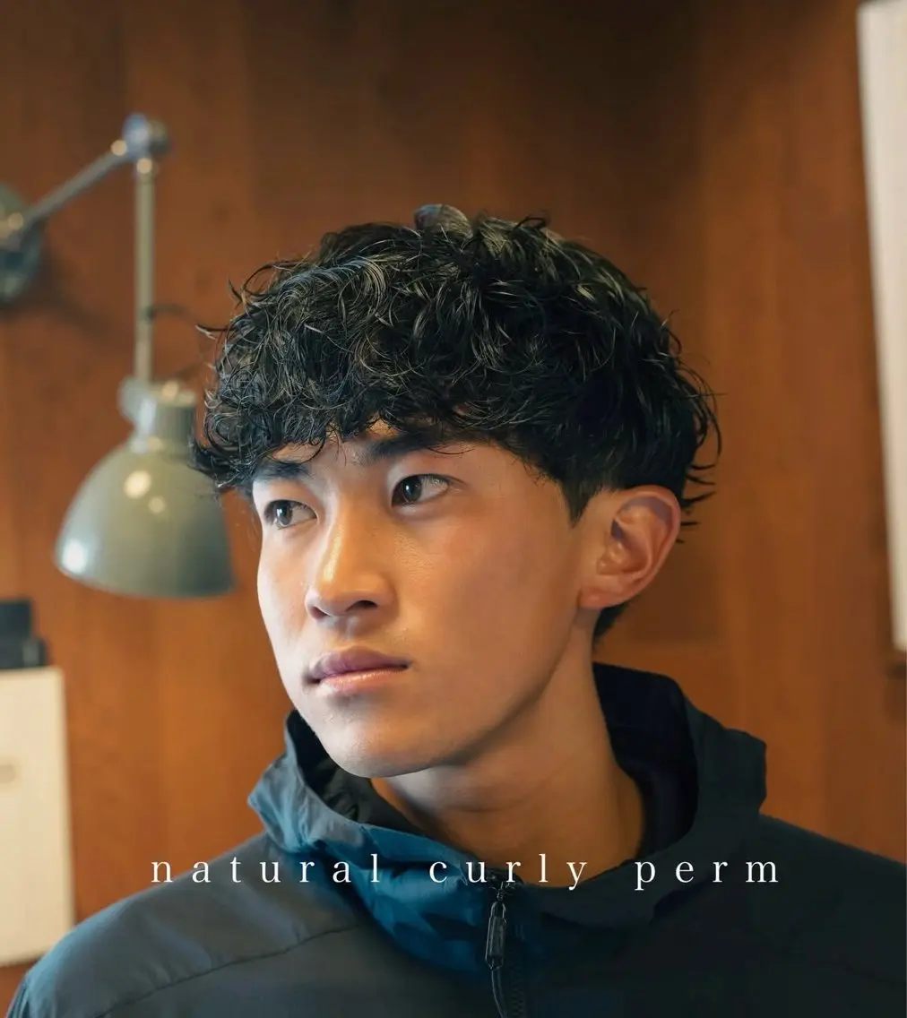 パーマ メンズ メンズ似合わせ タチカワユウキのヘアスタイル
