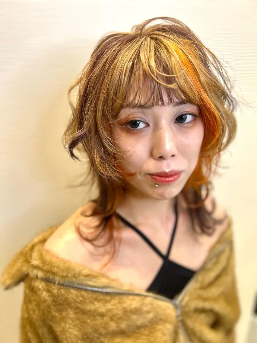 セミロング ターバン カナエのヘアスタイル