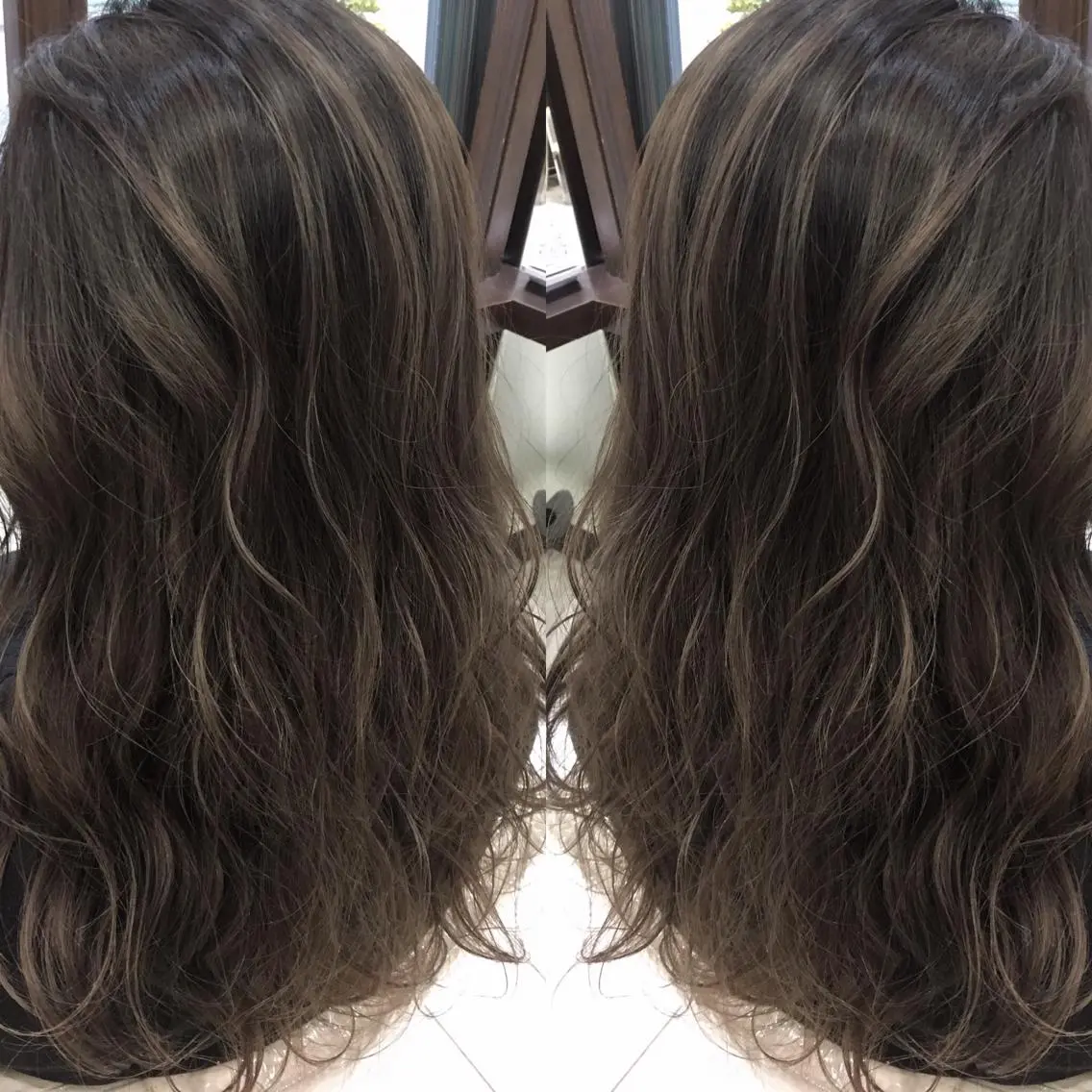 ロング カラー 寺内 紳悟のヘアスタイル