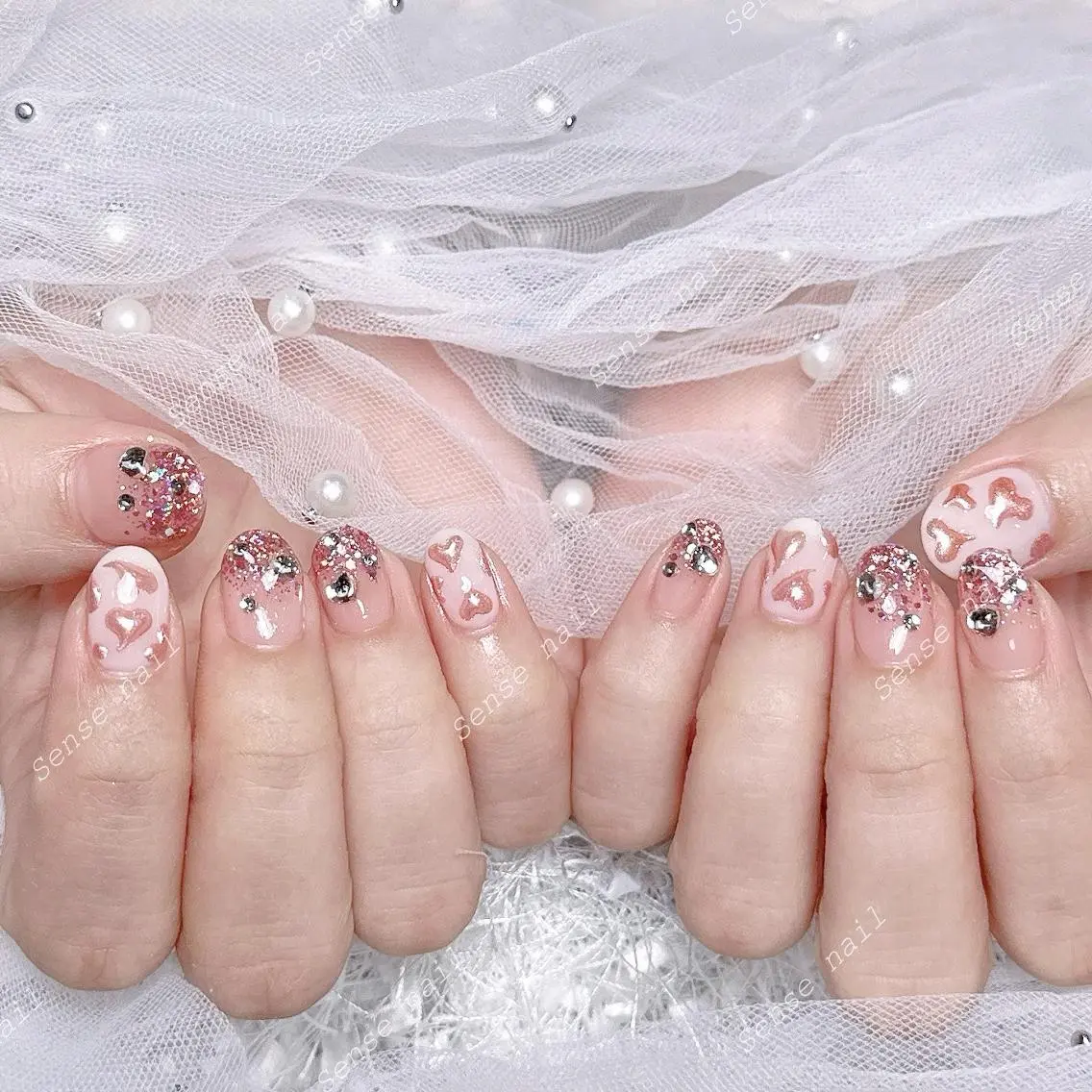 ネイル ハンドネイル ハンドケア 🎀Sense Nail渋谷店🎀のネイルデザイン