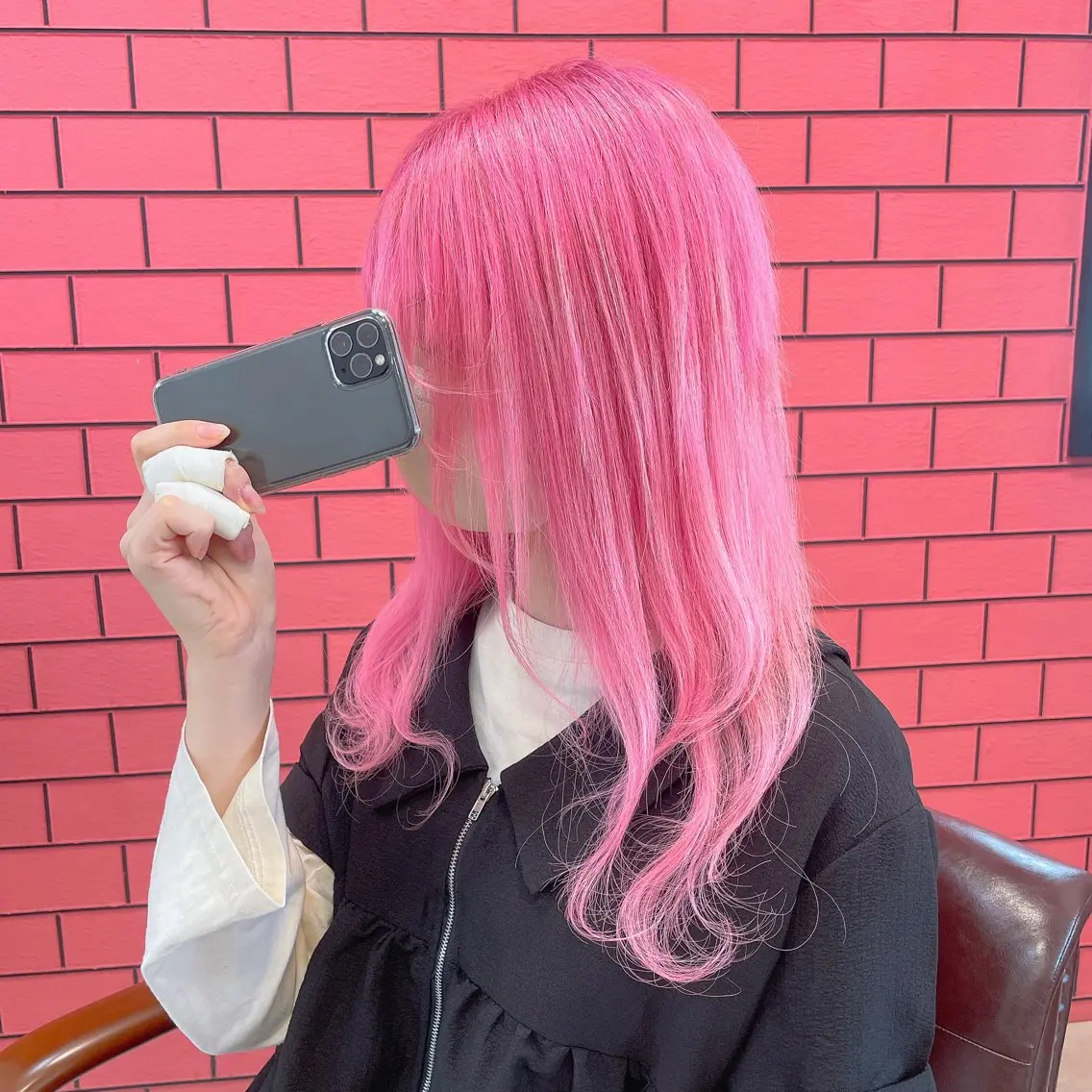ロング カラー バレイヤージュ ブリーチ ケアブリーチ ダブルカラー イヤリングカラー ヘアカラー トリートメント ブリーチの神 KYONのその他イメージ