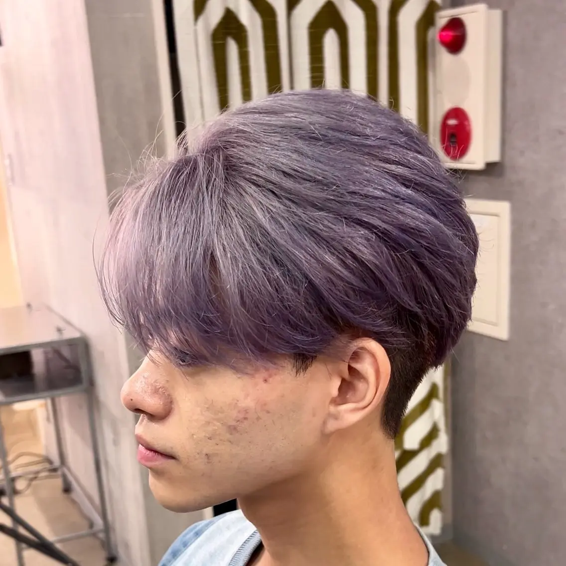 ミディアム カラー メンズ ヘアカラー MENIN メンズ サロン 望月 涼太のヘアスタイル