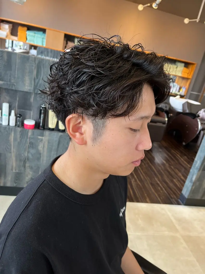 ショート カット パーマ メンズ特化✨パーマス タイル大得意安田海斗のヘアスタイル