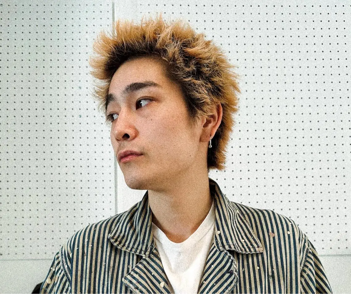 ショート カラー メンズ カット ヘアカラー メンズ専門ブリー チカラー⚡️リュウジのヘアスタイル