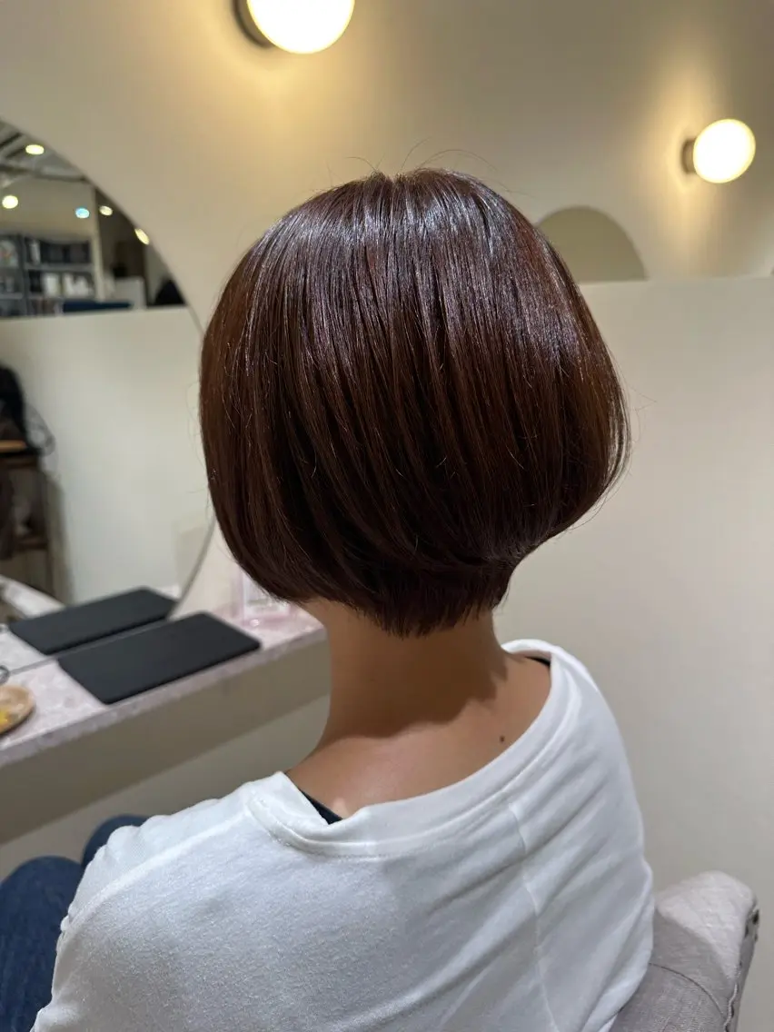 ショート 西安 優香のヘアスタイル