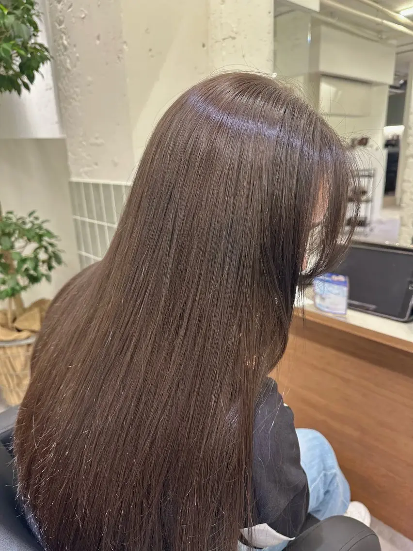 カット＋全体カラー＋バイカルテトリートメントの写真