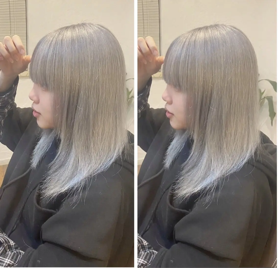 セミロング ⭐️カラー特化⭐️ 安達佑紀のヘアスタイル
