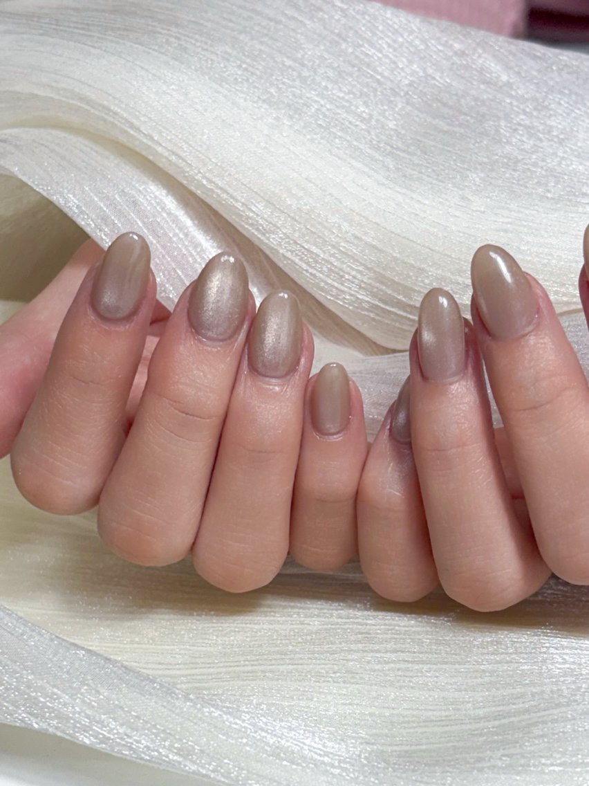ネイル マグネットネイル シンプルネイル ハンドネイル nail salon minthのネイルデザイン