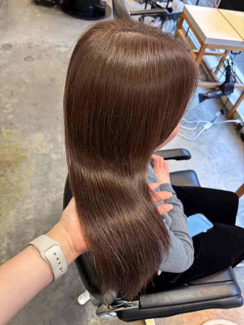 カラー ケアカラー 透明感カラー ヘアカラー トリートメント ヘッドスパ 🎀透明感カラー🎀 Yurinoのヘアスタイル