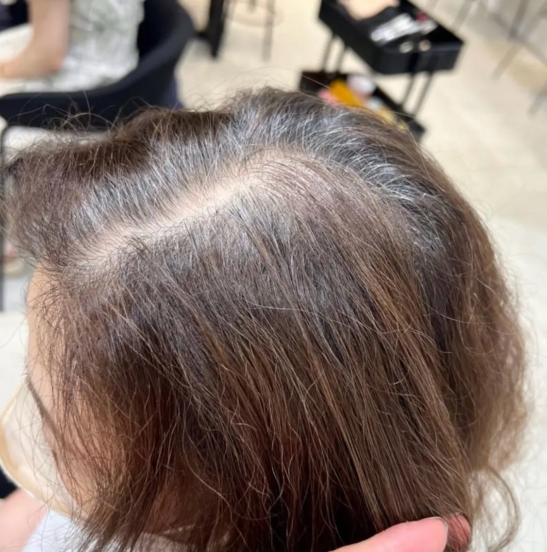 ミディアム カラー 結べるレイヤーカット /カラー/あさかのヘアスタイル