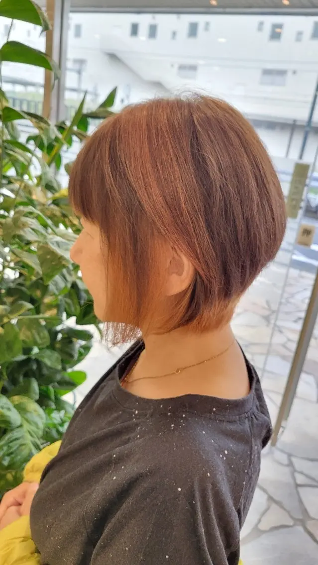 ミディアム ボブ 山内 佐江子のヘアスタイル