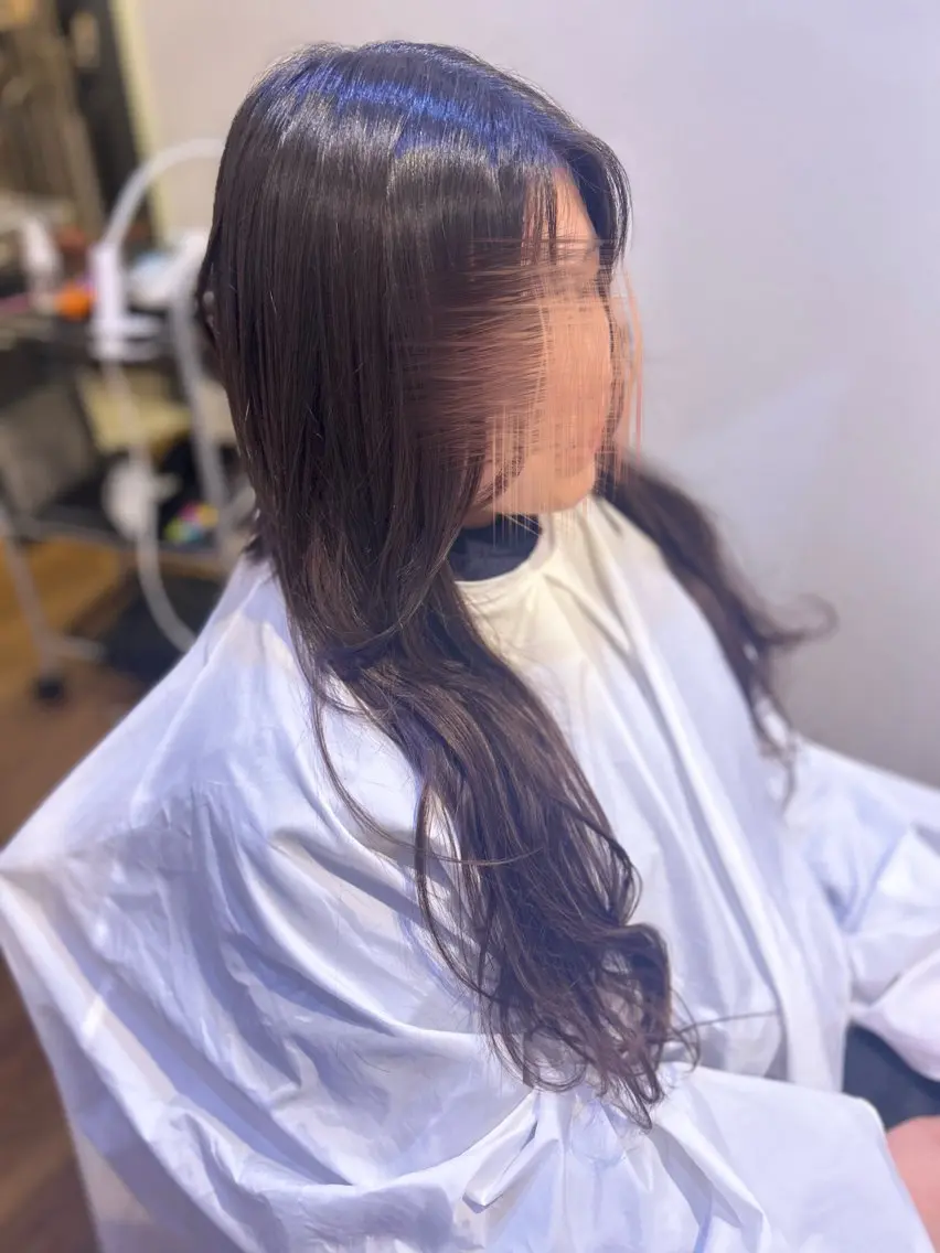 カット ヘアカラー エクステ 尾崎 恭子のヘアスタイル