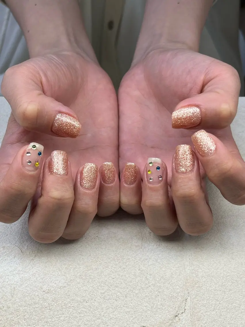 ネイル ショートネイル ハンドネイル Bianca TORII🌞のネイルデザイン