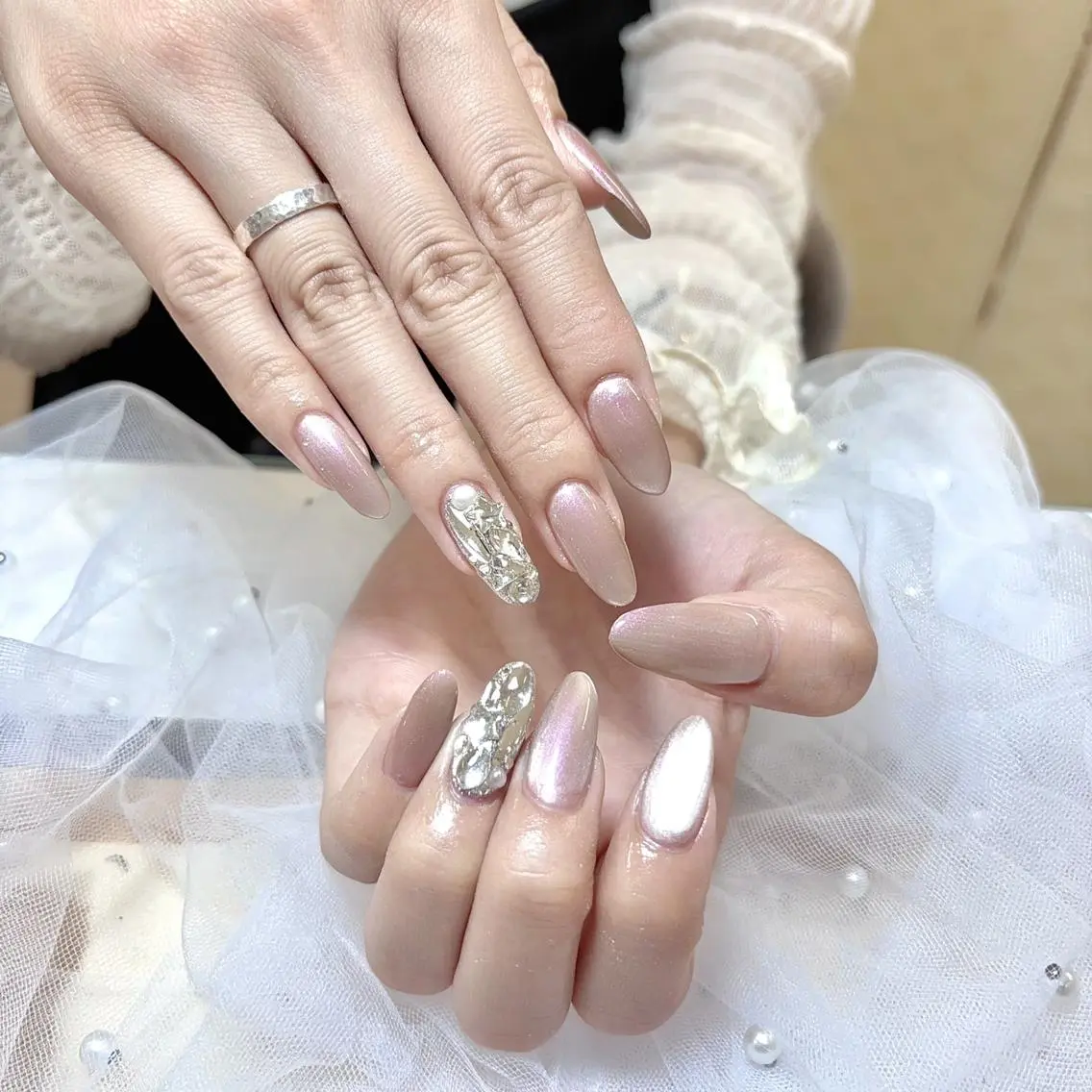 ネイル 🎀パラジェル 美爪🦄Yuzukiのネイルデザイン