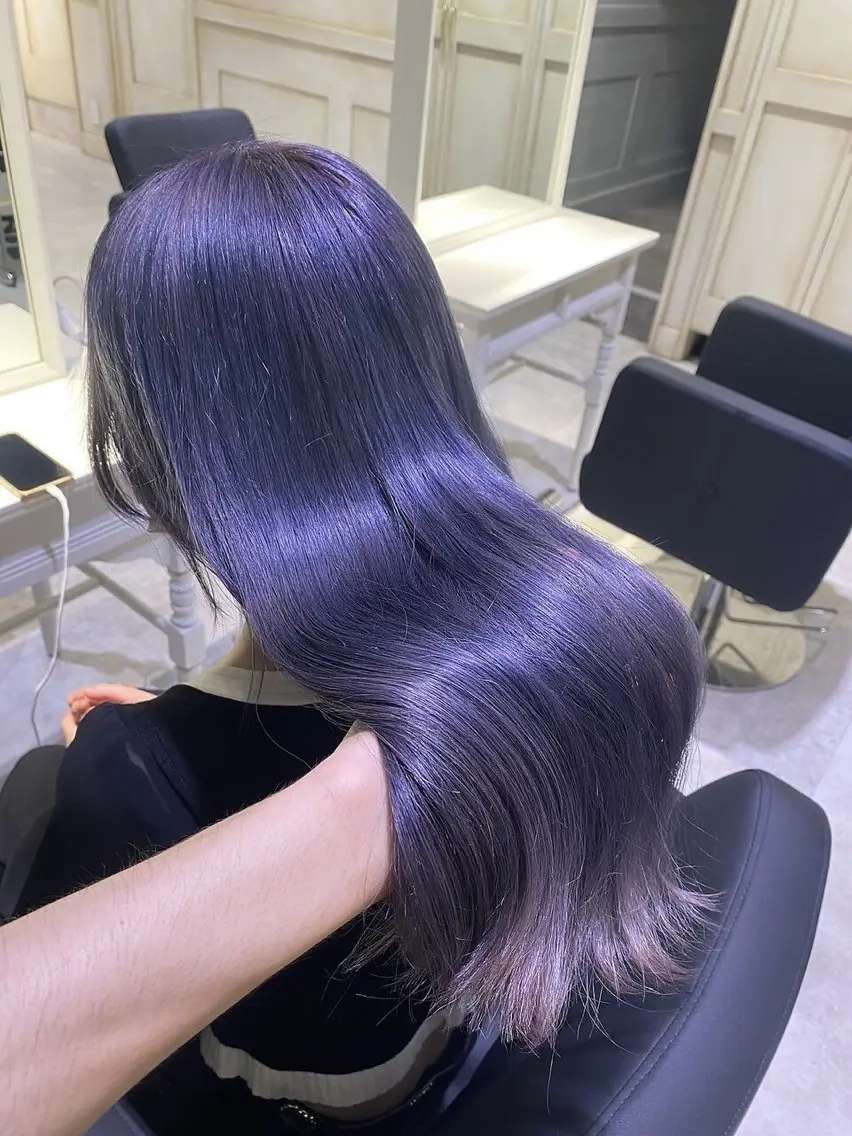 ロング カラー ヘアカラー 透明感カラー🎀 みゆうのヘアスタイル
