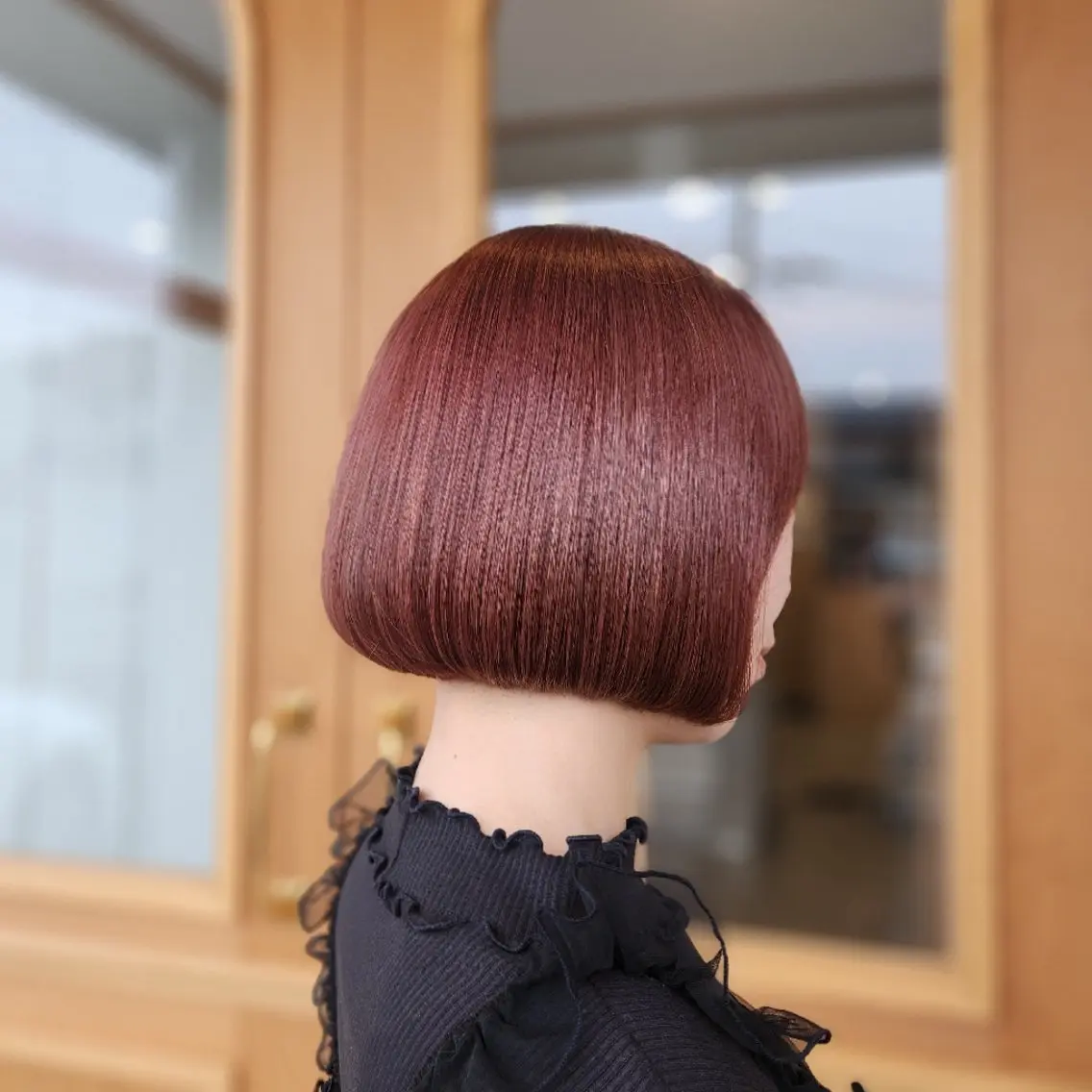 ショート カラー ピンクカラー ボブ シールエクステ🎀 ホシノ🕒ユウカのヘアスタイル