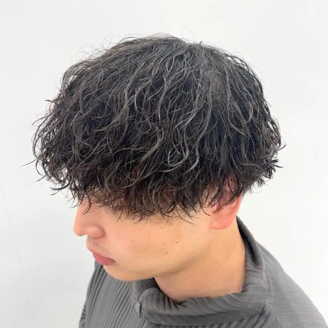 パーマ メンズ カット パーマ 柏メンズカットパーマ NO.1タイチのヘアスタイル