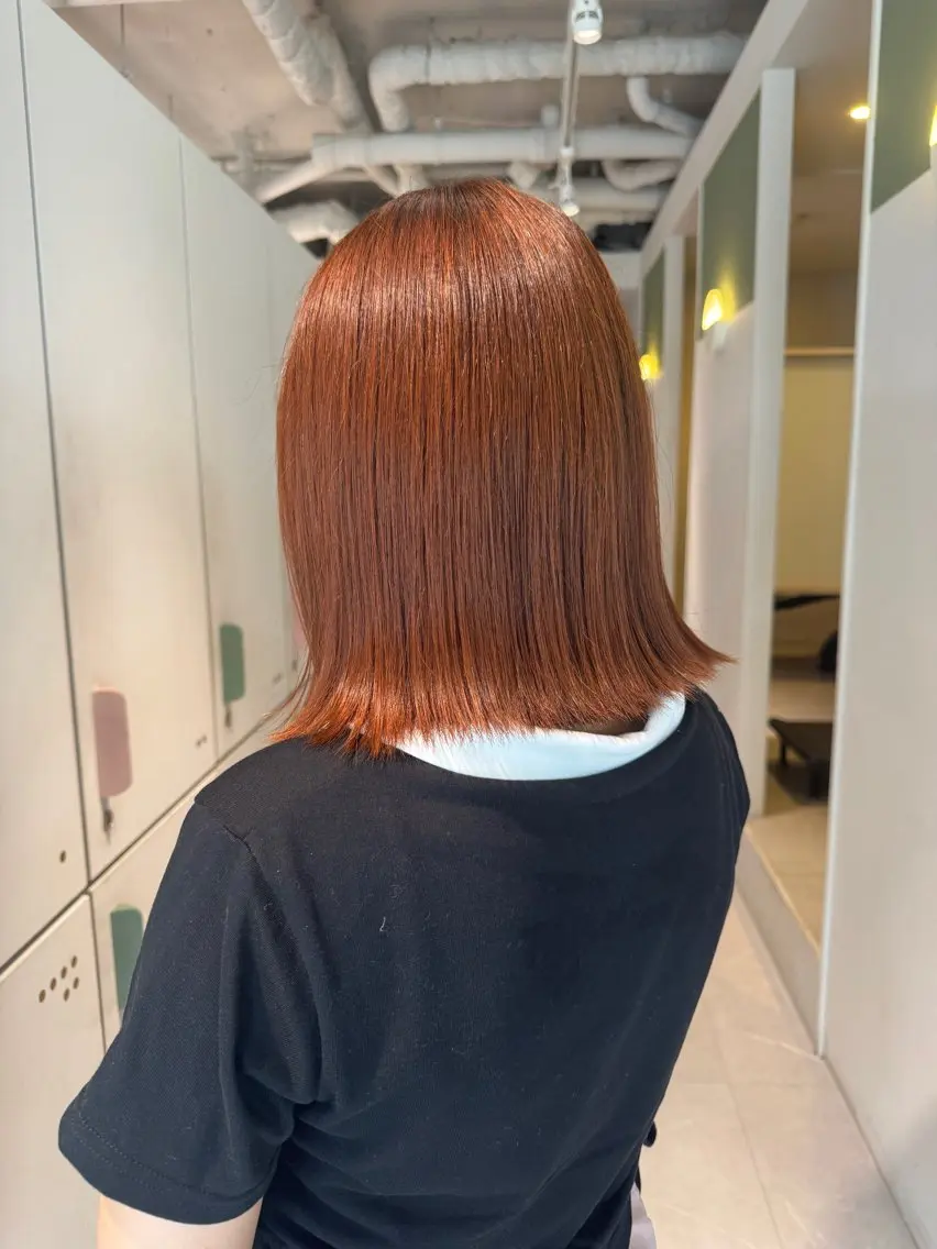 ミディアム ヘアカラー トリートメント 杉田 茉優のヘアスタイル