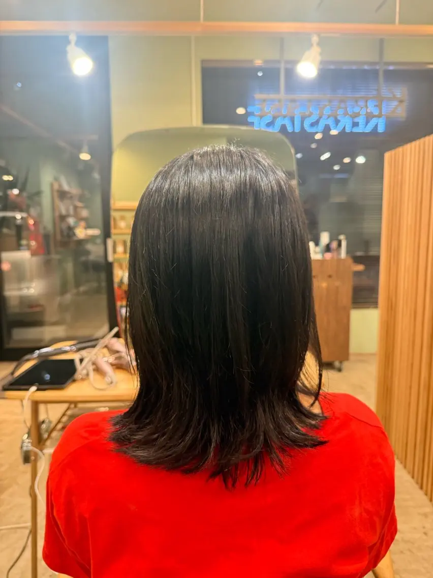 ミディアム ボブ くびれヘア カットモデル募集 /侑姫のヘアスタイル