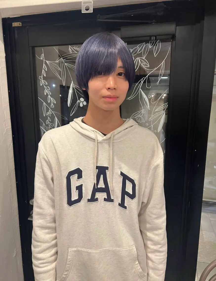 ショート カラー ブリーチ エクステ⭐️艶カラー koukiのヘアスタイル
