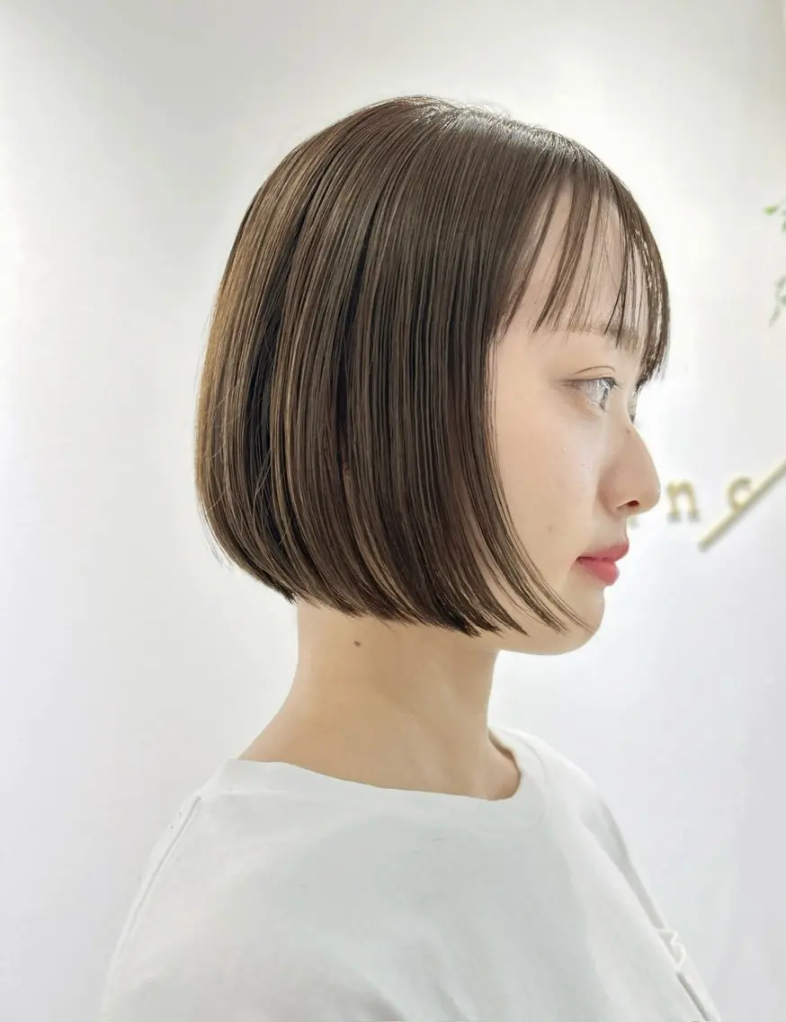ショート カラー ショートボブ ボブ 似合わせカット ショートヘア 新越谷HATTORI 似合わせカットカラーのヘアスタイル
