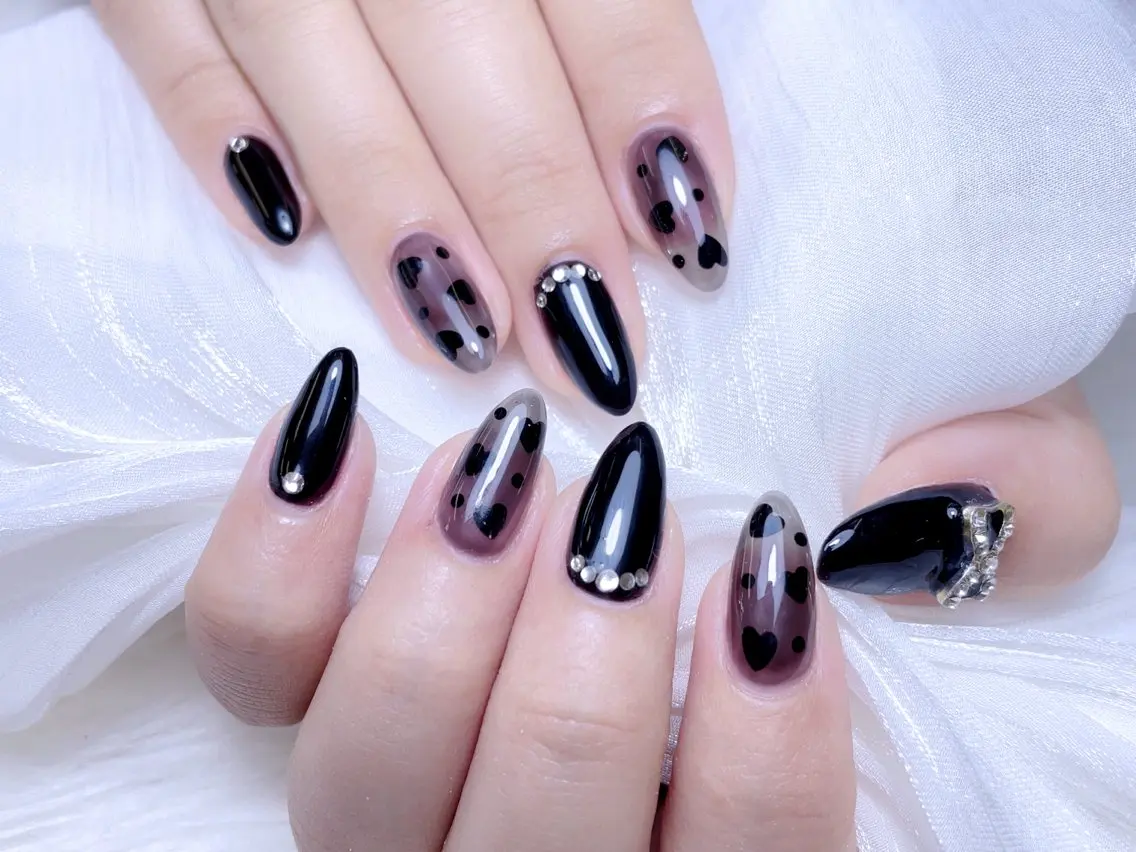 ネイル ハンドネイル M🌷nail 長さだし専門店のネイルデザイン