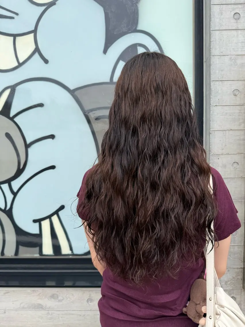 ロング カット パーマ トリートメント 【表参道】似合わせ パーマ/神野 楓のヘアスタイル