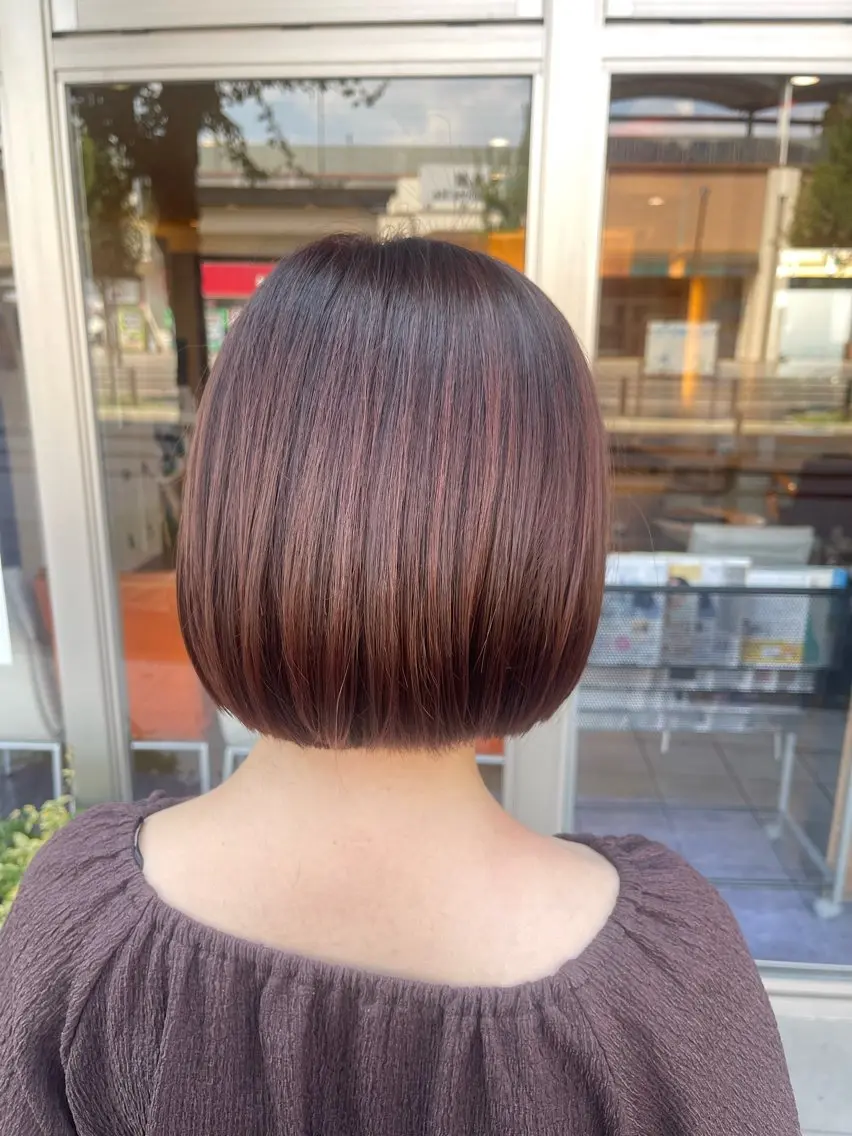 ショート ヘアカラー 寺田 詩のヘアスタイル