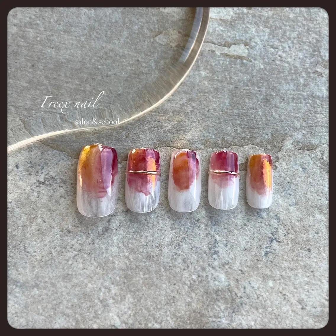 ネイル ハンドネイル ハンドケア freex nail /ニュアンス/個性派のネイルデザイン