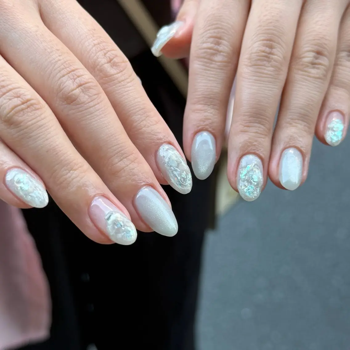 ネイル ニュアンスネイル ハンドネイル 𝐫𝐚𝐢 𝐧𝐚𝐢𝐥のネイルデザイン