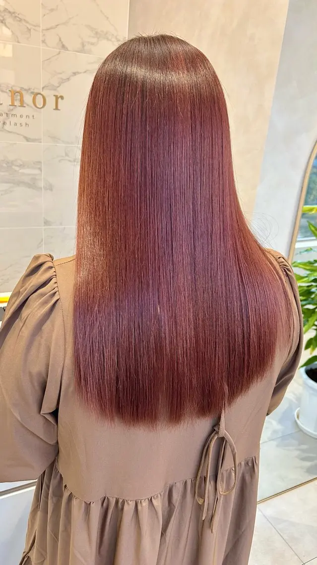 ロング カラー ヘアカラー トリートメント Eleanor枚方店 店長　飛鳥　薫のヘアスタイル