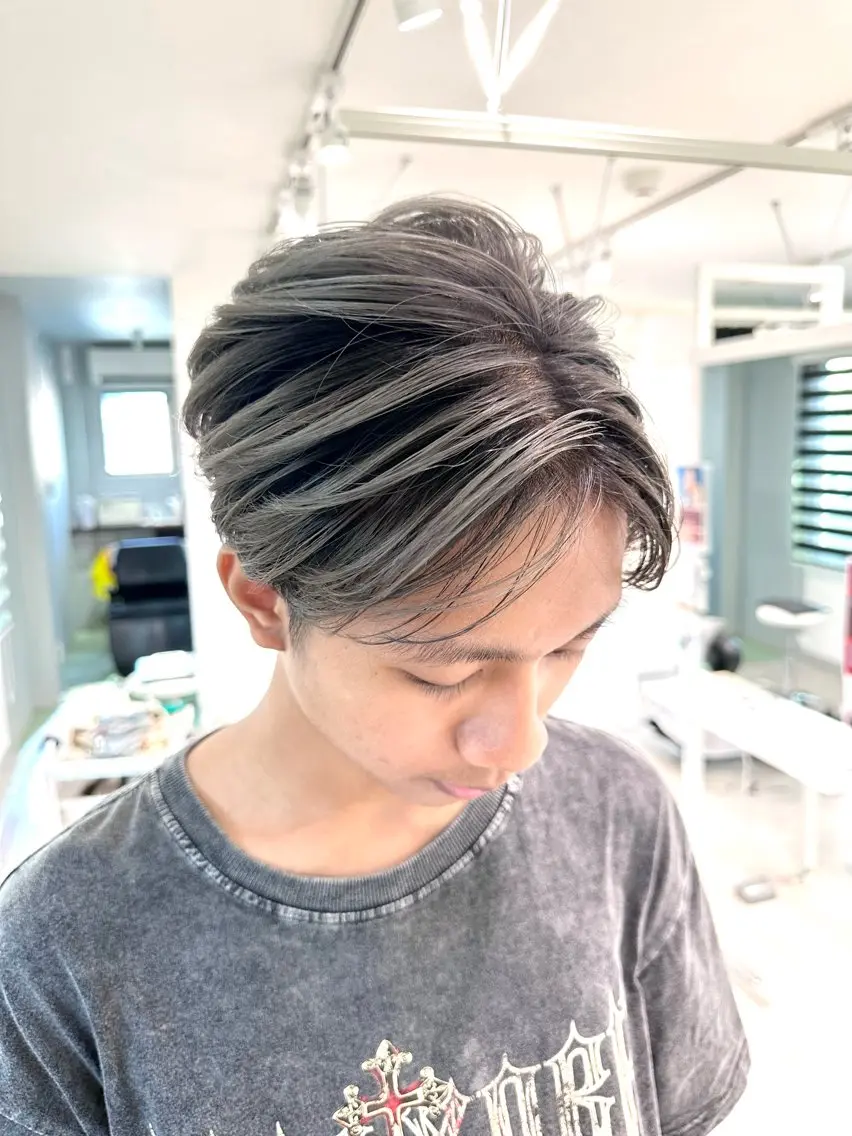 ご新規様限定メンズバレイヤージュの写真