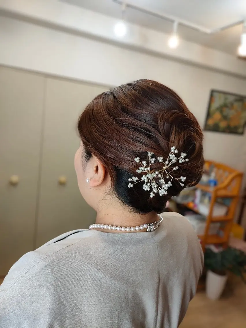 ヘアアレンジ ヘアセット HempBeauty 浅野アサミのヘアスタイル