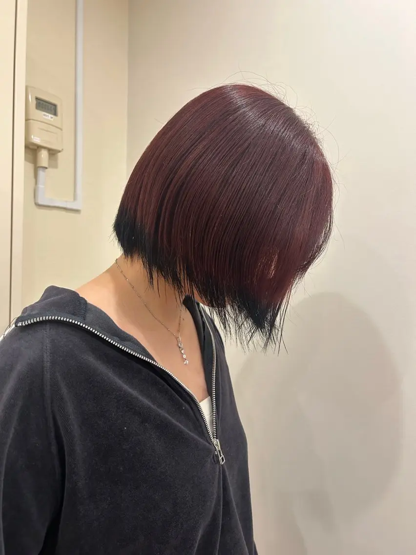 ミディアム ヘアカラー hair&eye🎀 /momoKaのヘアスタイル