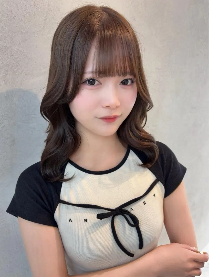 ミディアム カラー ヘアカラー トリートメント 🍓nonoka🍓 カラーモデル募集中✨のヘアスタイル