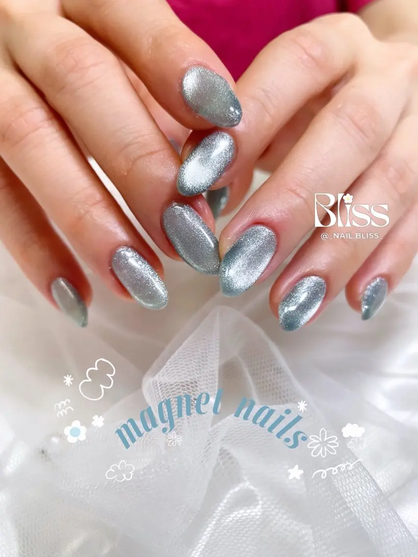 ネイル マグネットネイル ハンドネイル NAIL BLISSのネイルデザイン