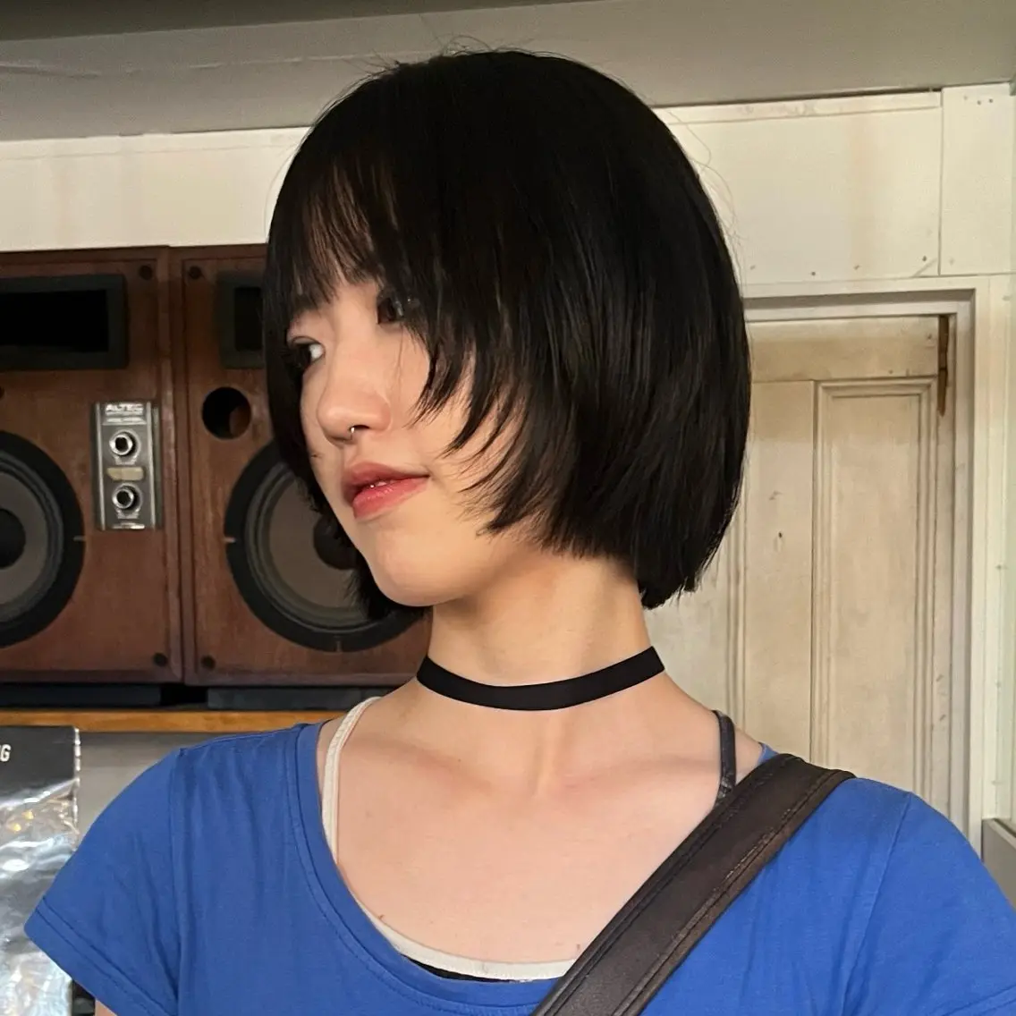 ショート ボブレイヤー ボブ 顔周りカット レイヤーカット レイヤー/ベージュ mikuのヘアスタイル