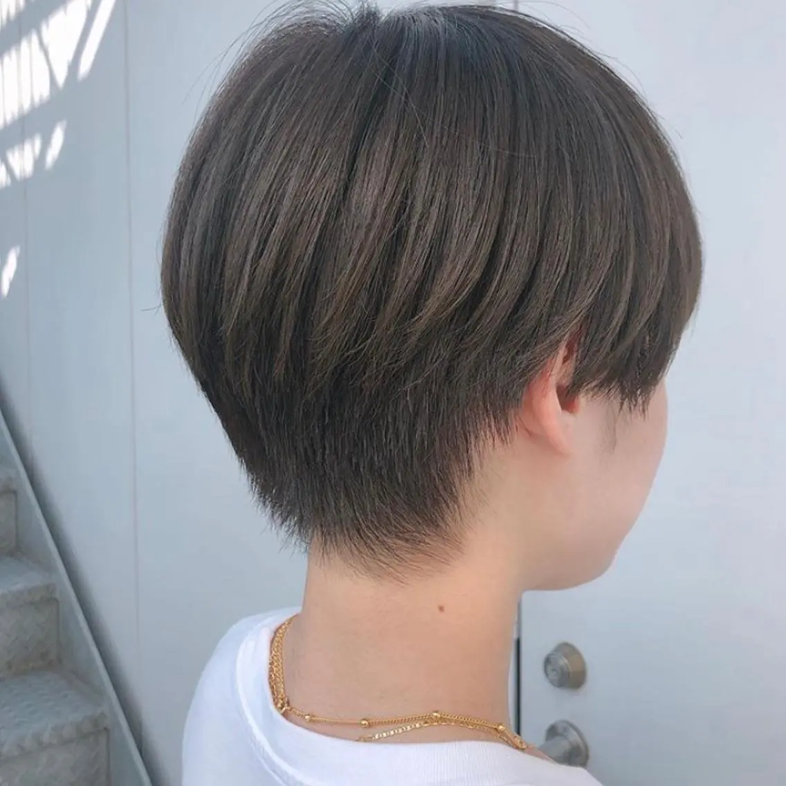 ショート カラー カット ヘアカラー トリートメント ヘッドスパ 小田 莉加子のヘアスタイル