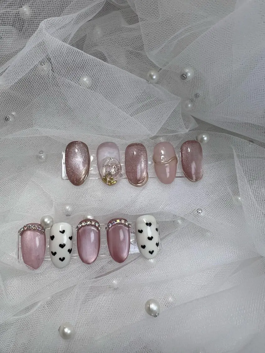 定価ネイルB💅(美フォルム補強、ドライケア込み)の写真