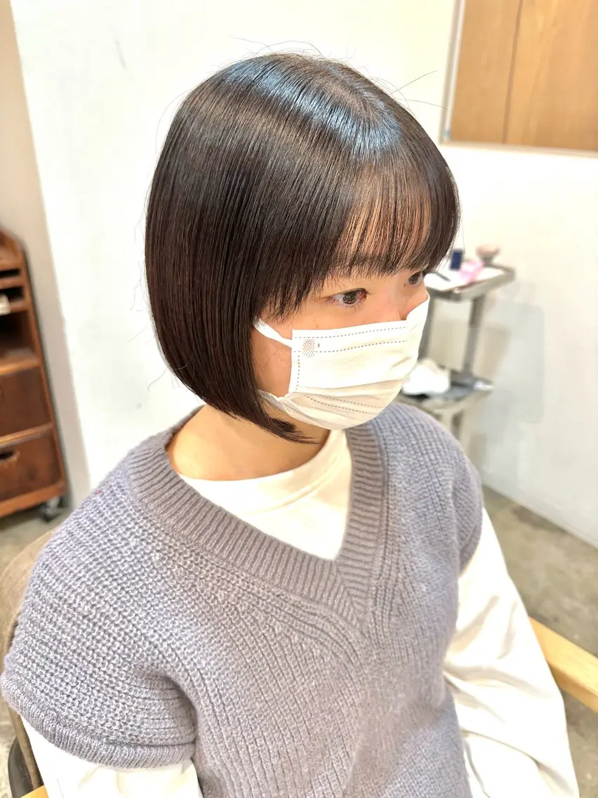 ミディアム ボブ ボブ特化美容師 /荒井悠葵のヘアスタイル